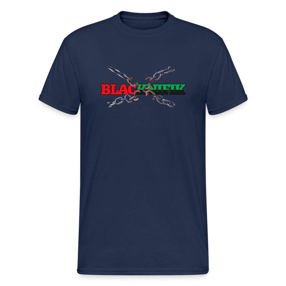 T-shirt Blacknifik Mada - bleu marine