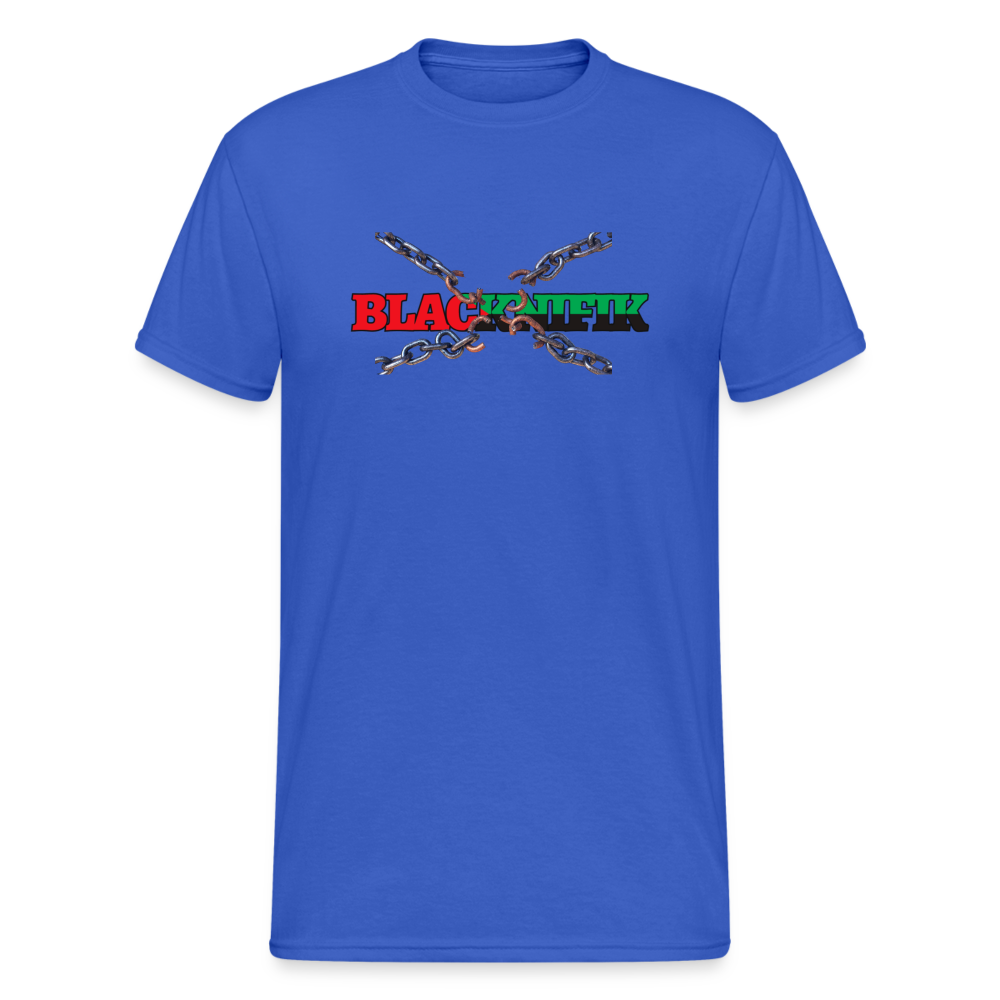 T-shirt Blacknifik Mada - bleu roi