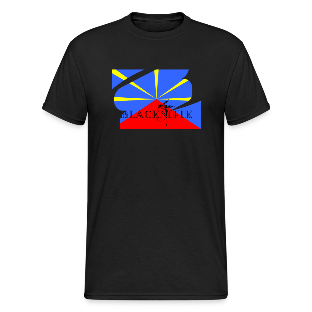 T-shirt Blacknifik La Réunion - noir