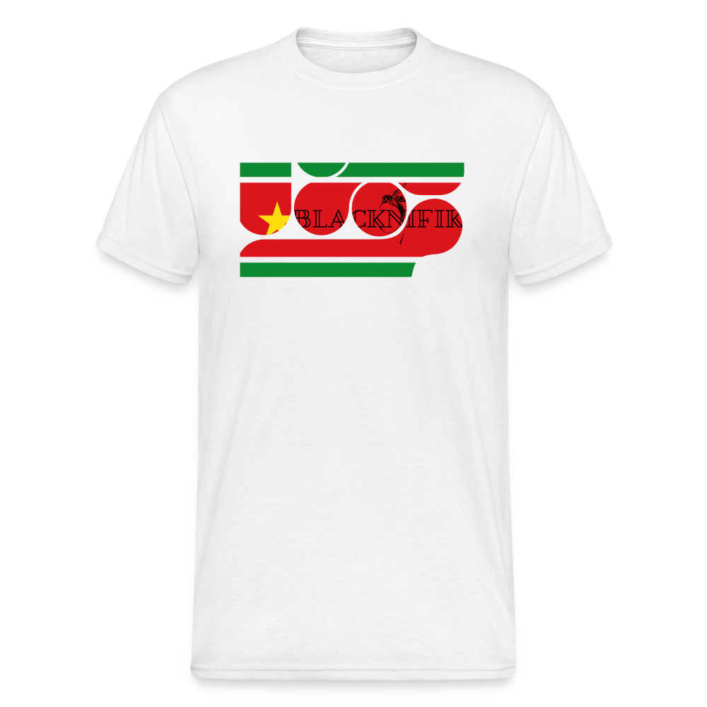 T-shirt Blacknifik Gwada - blanc