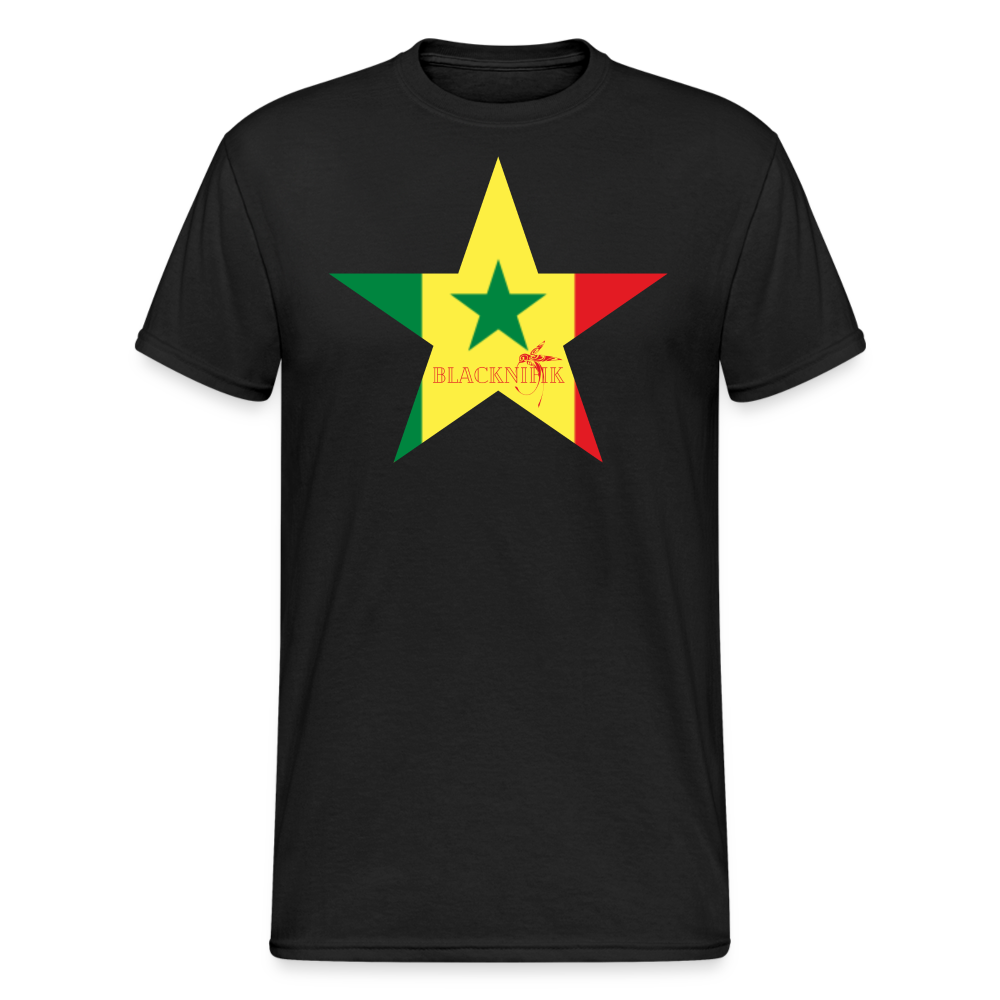 T-shirt Blacknifik Sénégal - noir