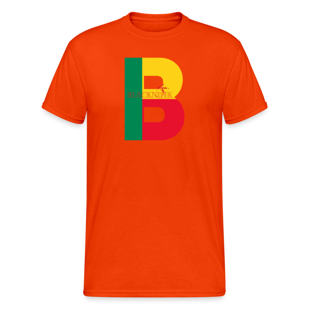T-shirt Blacknifik Bénin - orange