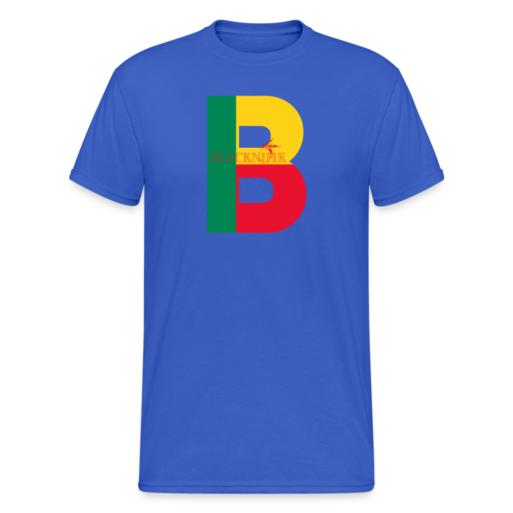 T-shirt Blacknifik Bénin - bleu roi