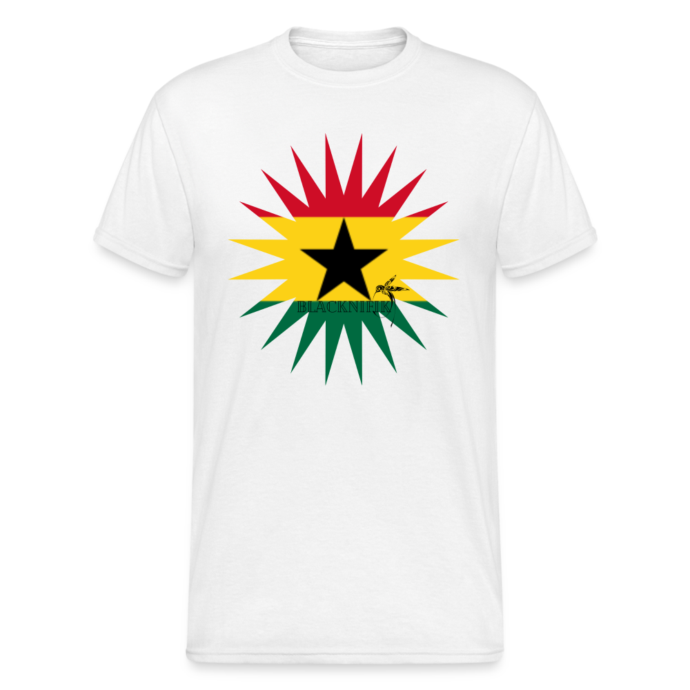 T-shirt Blacknifik Ghana - blanc