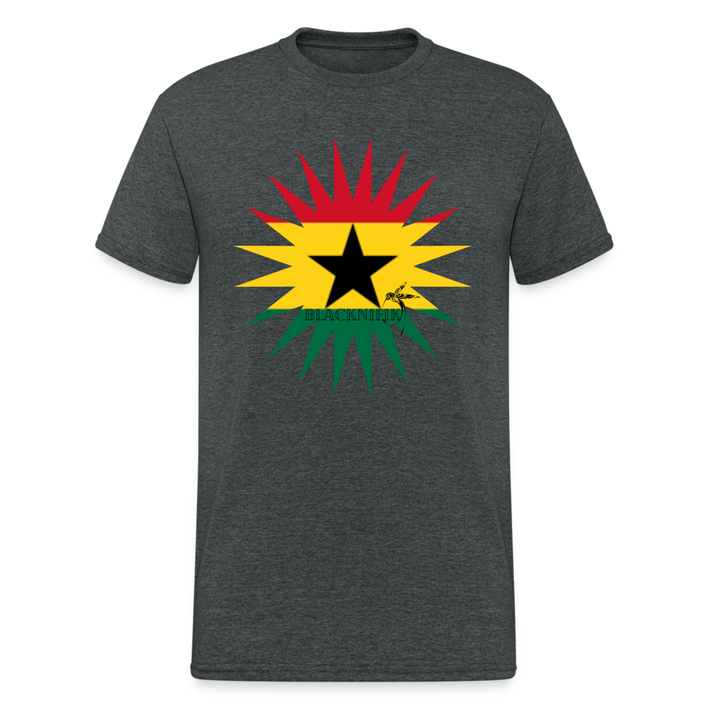 T-shirt Blacknifik Ghana - gris foncé chiné