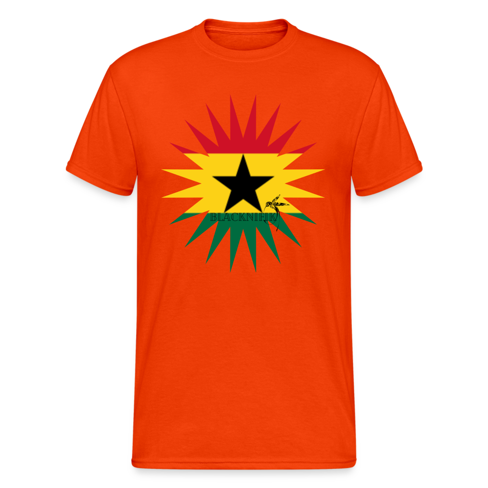 T-shirt Blacknifik Ghana - orange