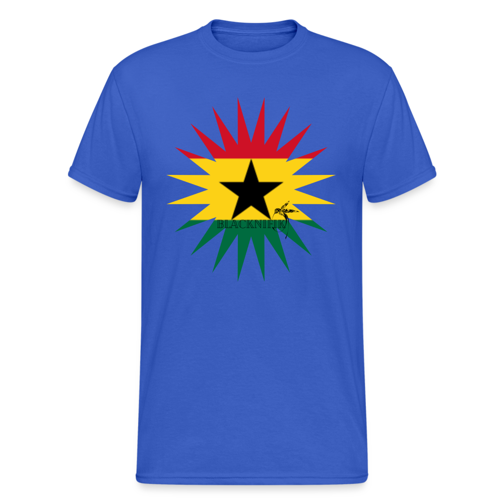 T-shirt Blacknifik Ghana - bleu roi