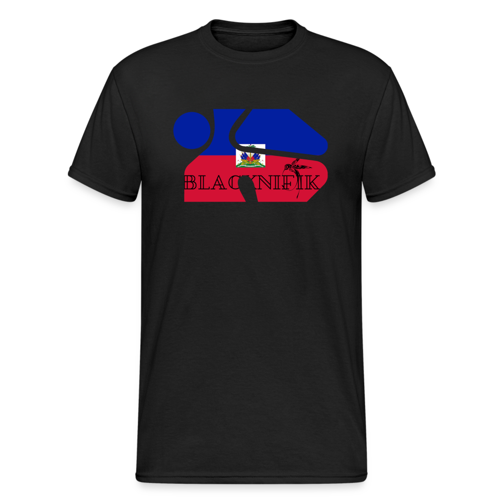 T-shirt Blacknifik Haïti Chéri - noir