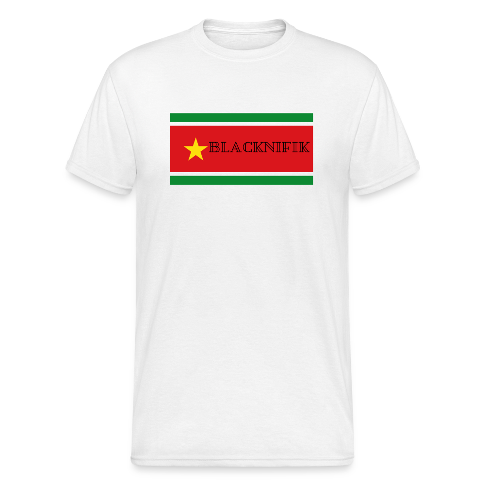 T-shirt Blacknifik Gwada - blanc