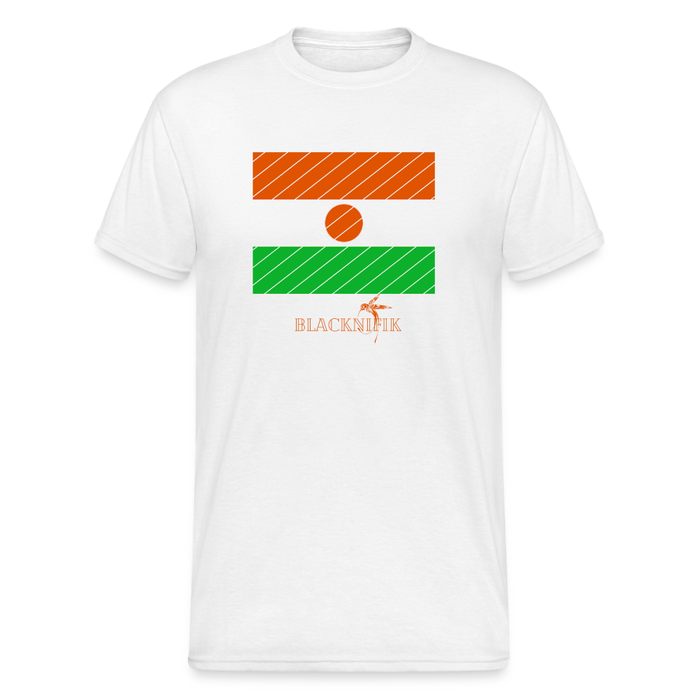 T-shirt Blacknifik Niger - blanc