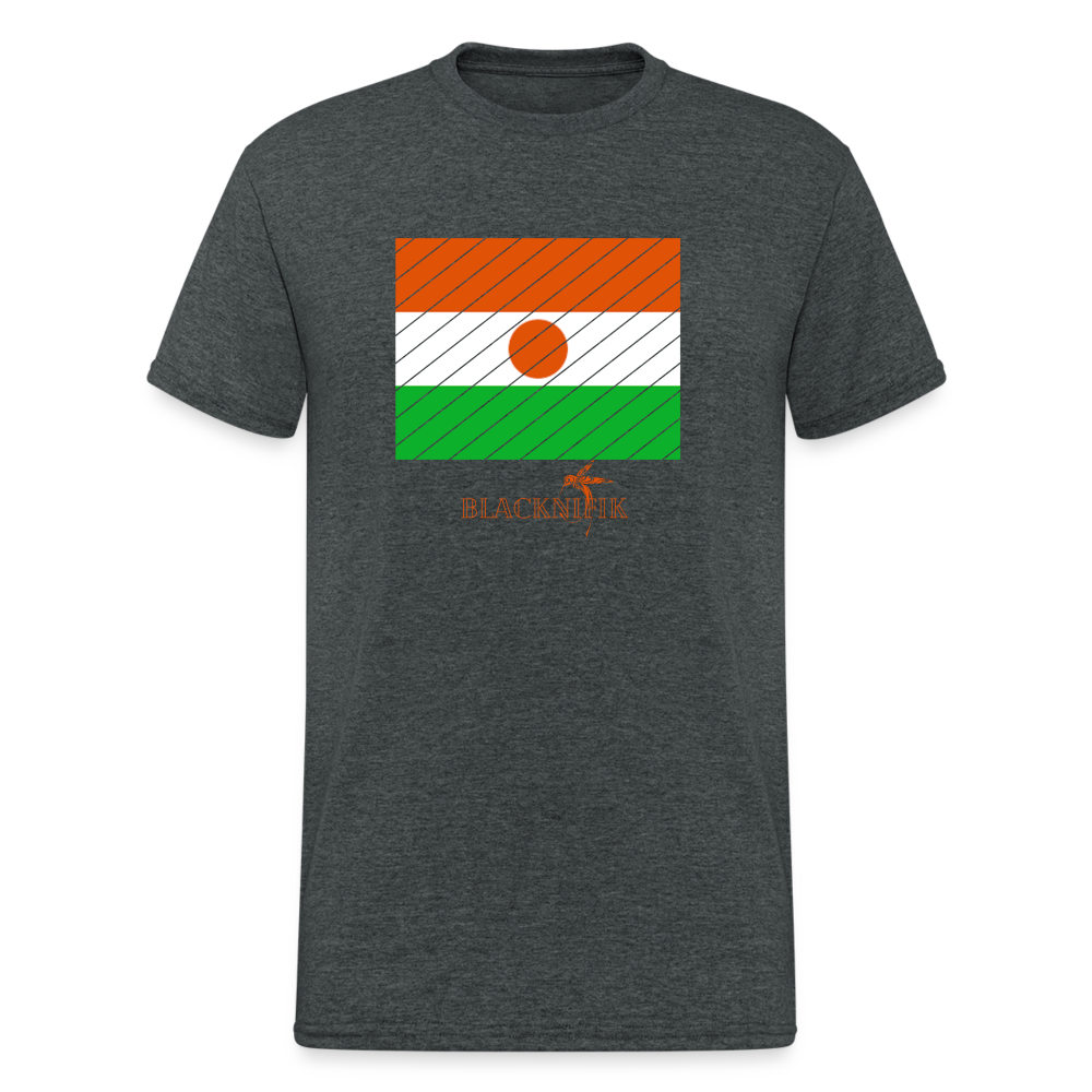 T-shirt Blacknifik Niger - gris foncé chiné