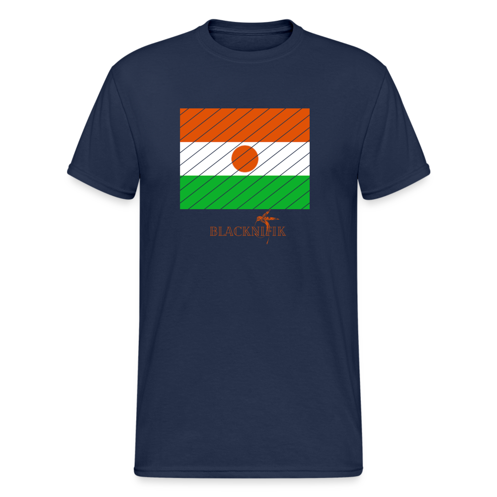 T-shirt Blacknifik Niger - bleu marine