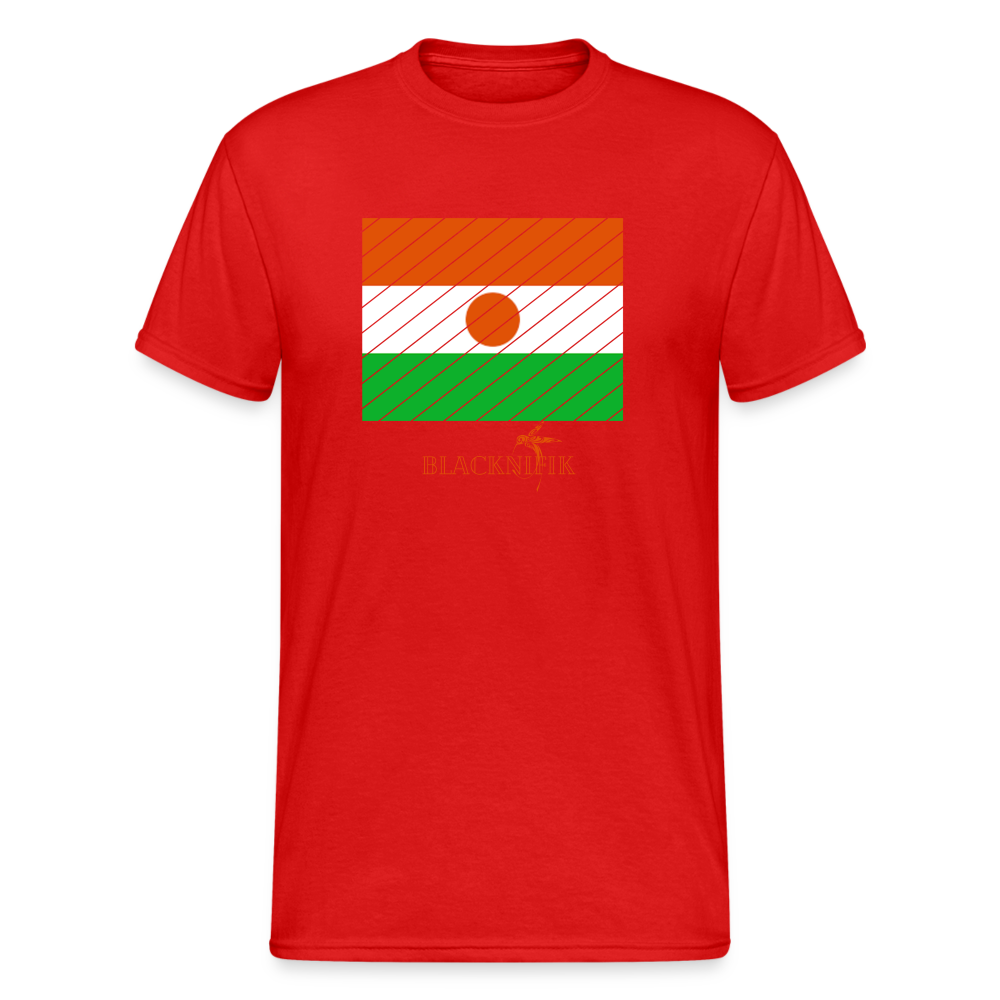 T-shirt Blacknifik Niger - rouge