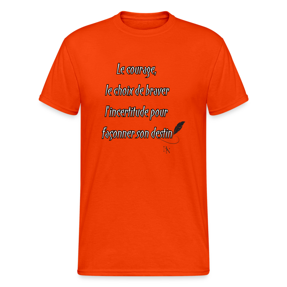 " Il était une citation " - orange