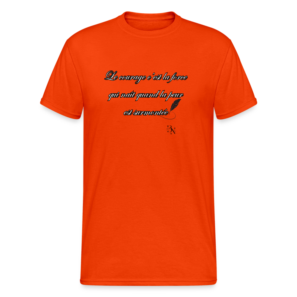 " Il était une citation " - orange
