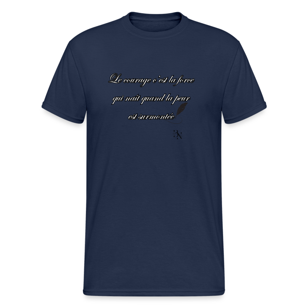 " Il était une citation " - bleu marine