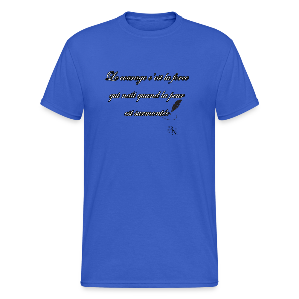 " Il était une citation " - bleu roi