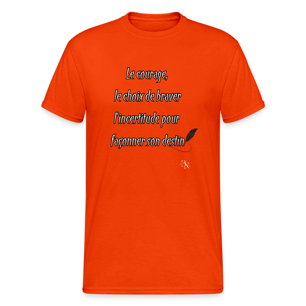 " Il était une citation" - orange