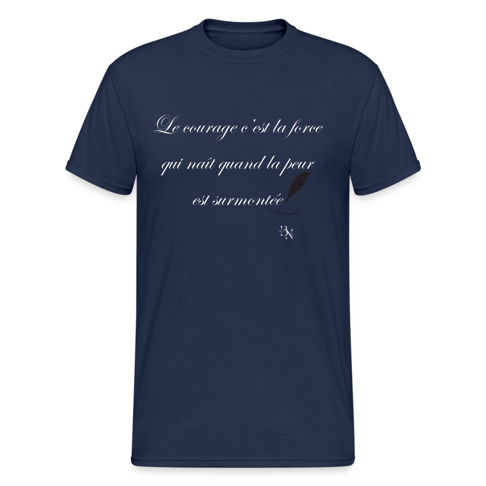 " Il était une citation " - bleu marine