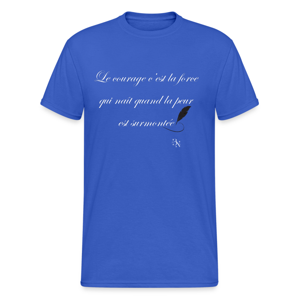 " Il était une citation " - bleu roi