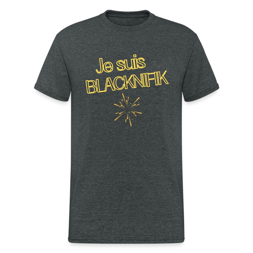 Je Suis Blacknifik - gris foncé chiné