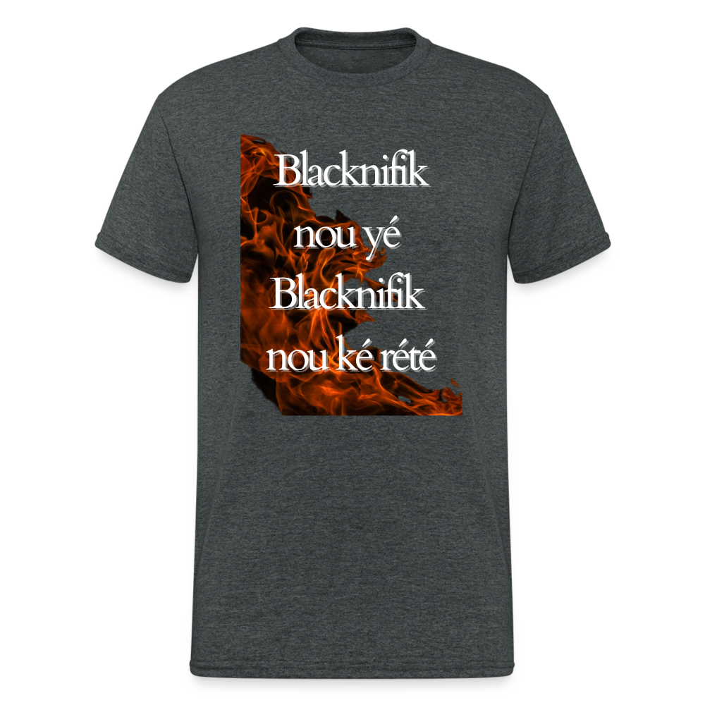 Blacknifik Nou Yé Blacknifik Nou ké rété - gris foncé chiné
