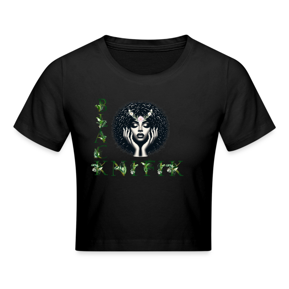 Crop top - noir