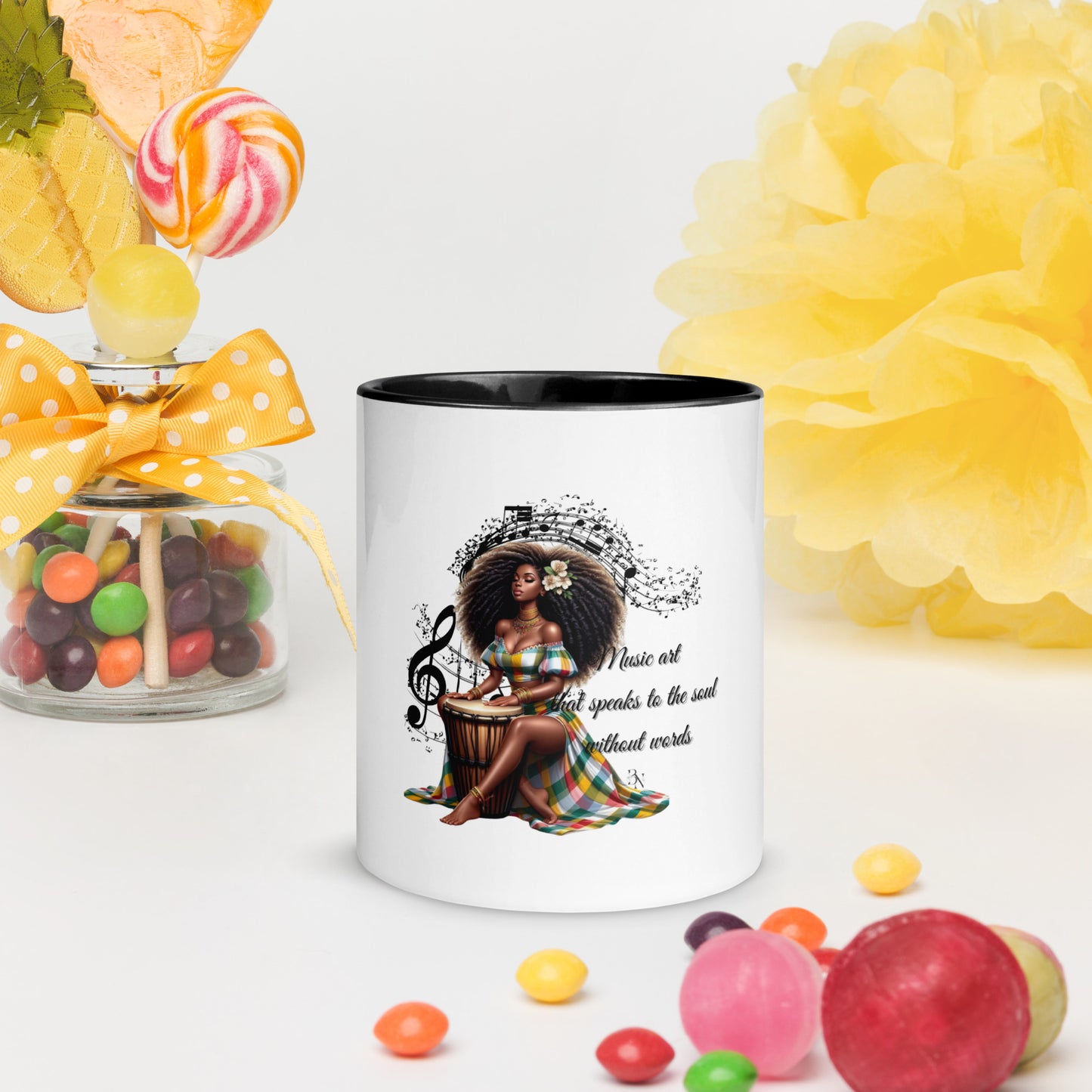 Mug à Intérieur Coloré Blacknifik