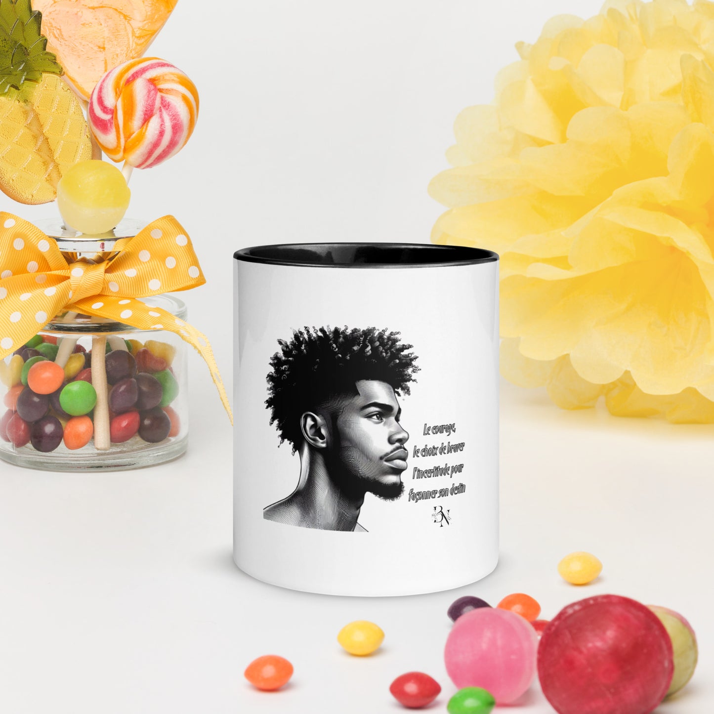 Mug à Intérieur Coloré Blacknifik