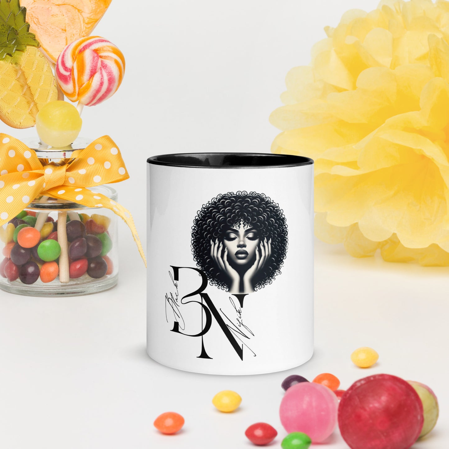 Mug à Intérieur Coloré Blacknifik
