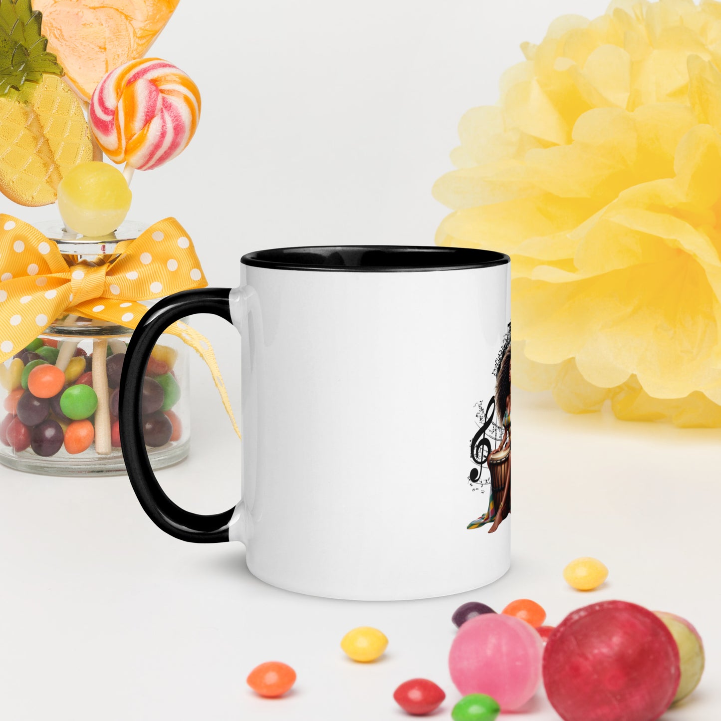 Mug à Intérieur Coloré Blacknifik