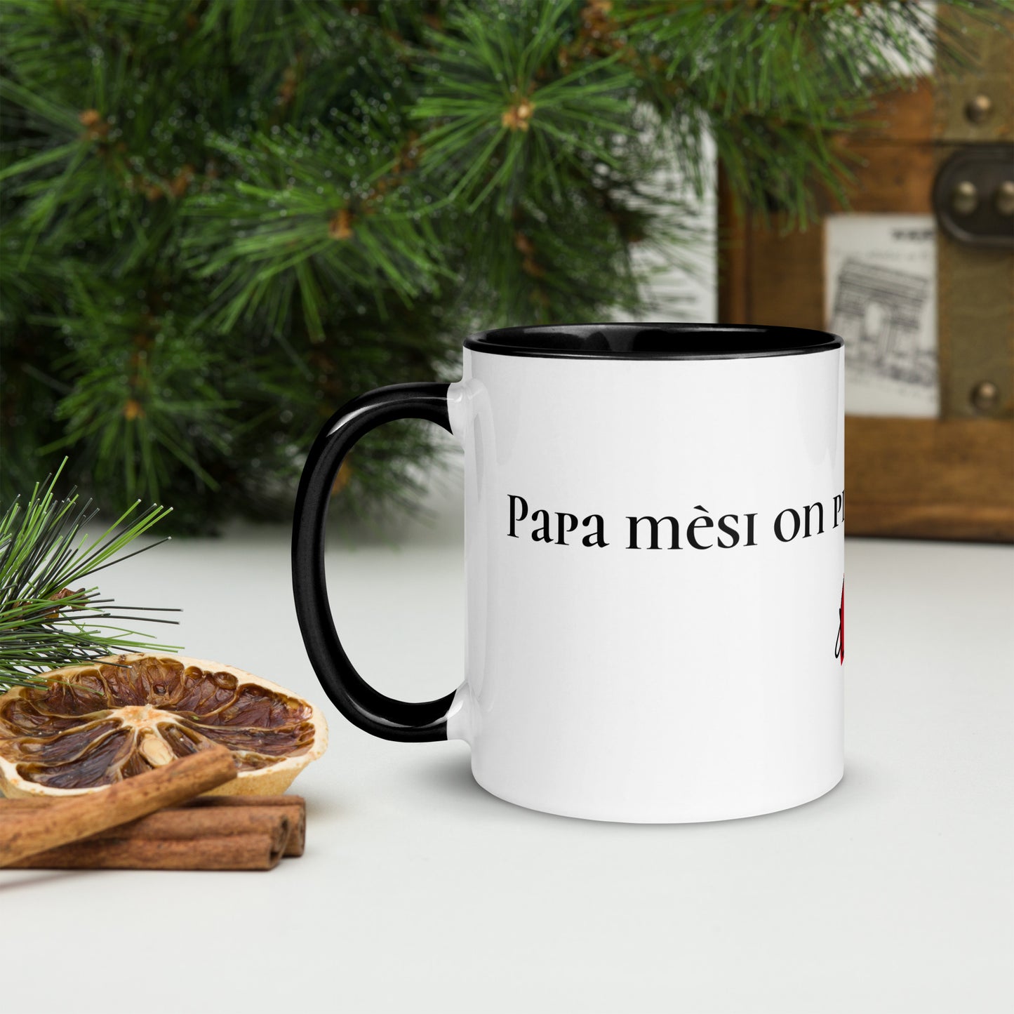 Mug à Intérieur Coloré Bonne fête Papa