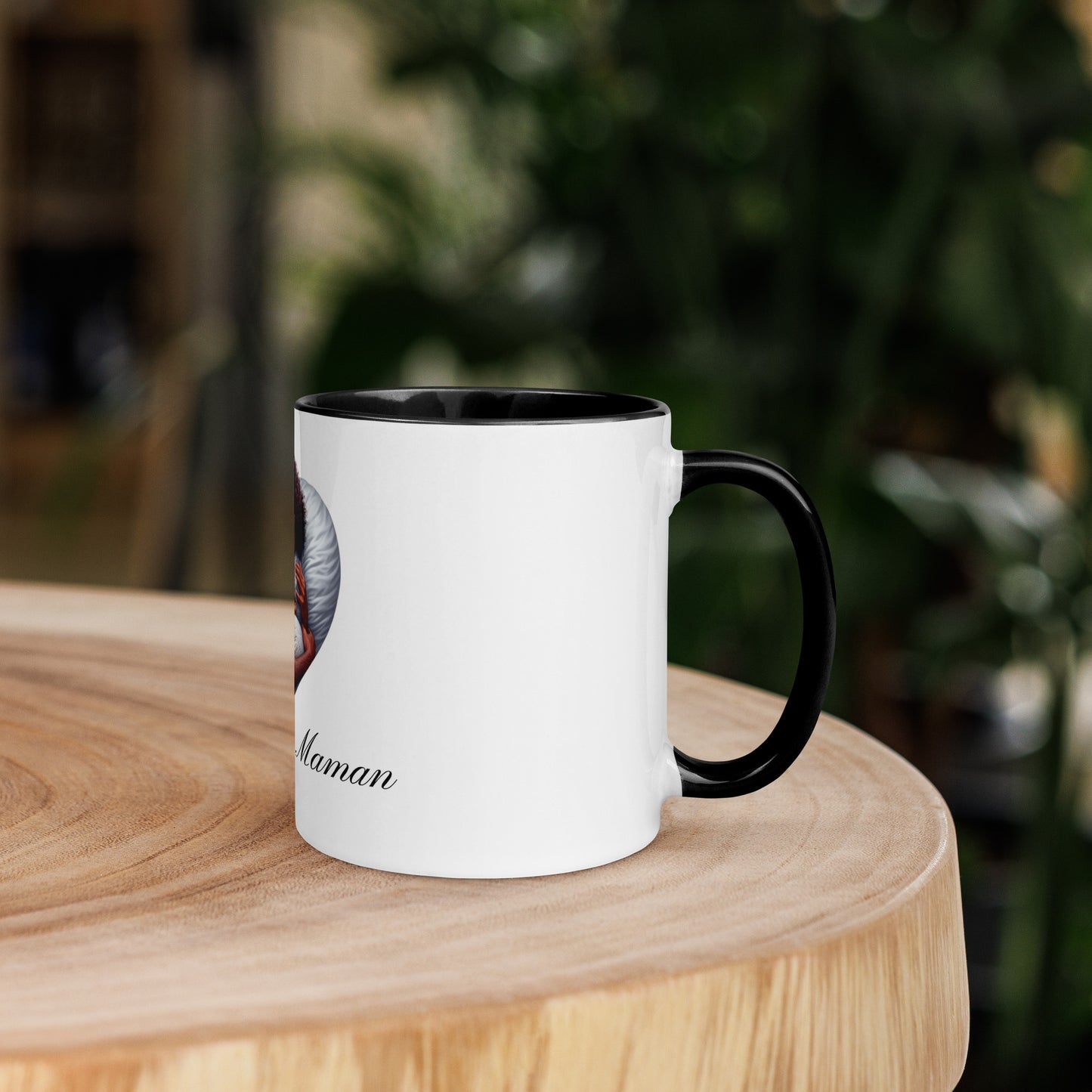 Mug à Intérieur Coloré Bonne fête Maman