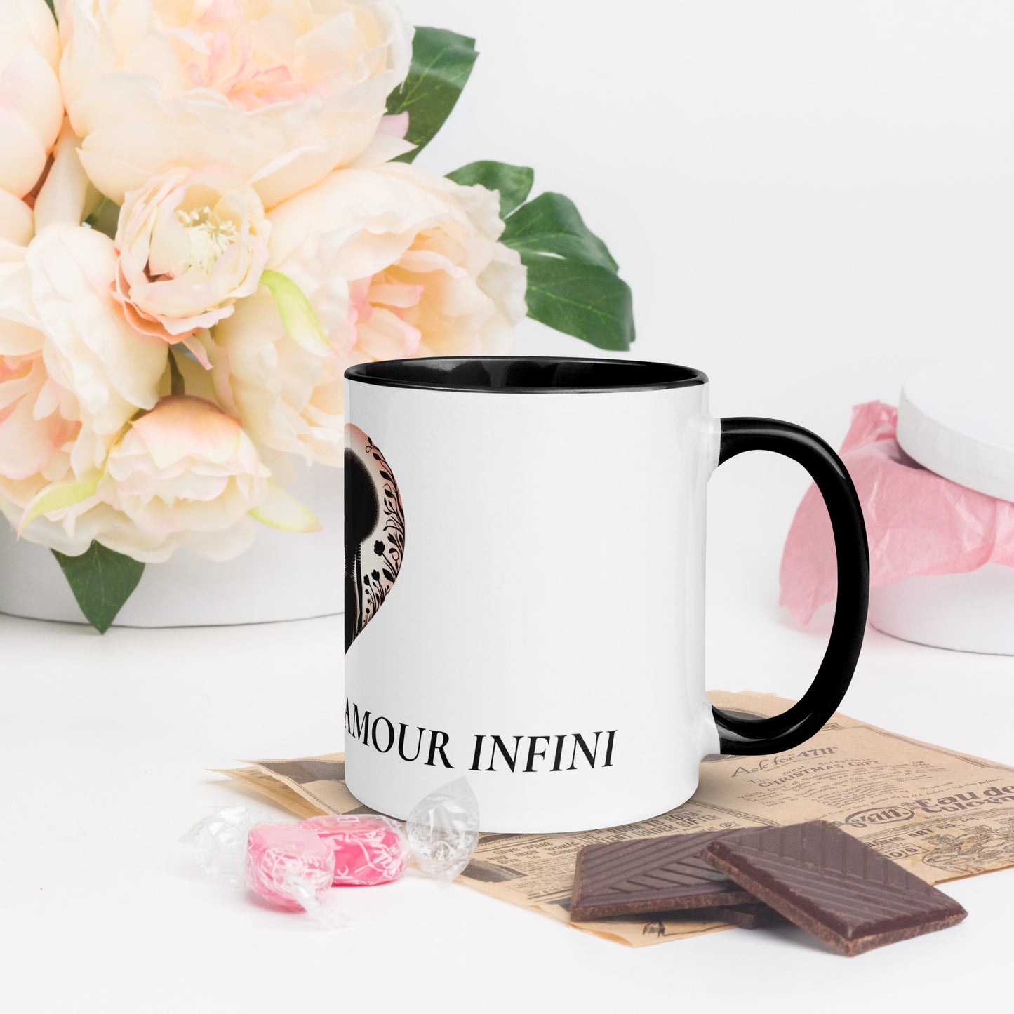 Mug à Intérieur Coloré Bonne fête Maman
