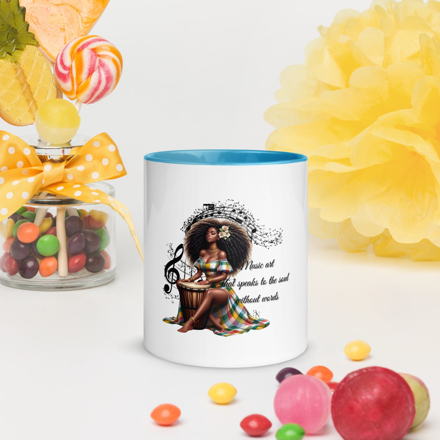 Mug à Intérieur Coloré Blacknifik