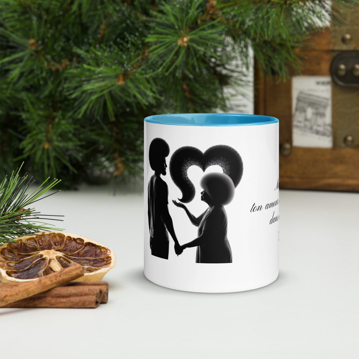 Mug à Intérieur Coloré Bonne Fête Maman