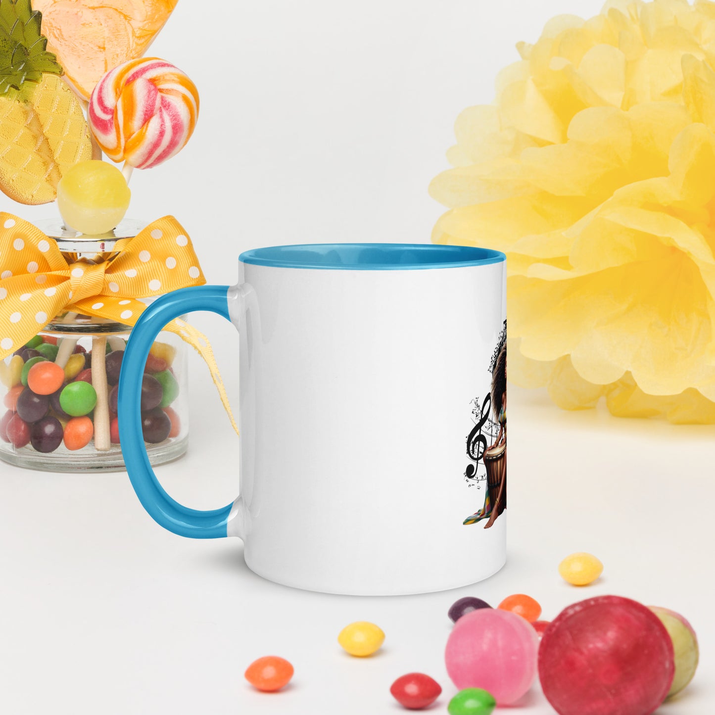 Mug à Intérieur Coloré Blacknifik