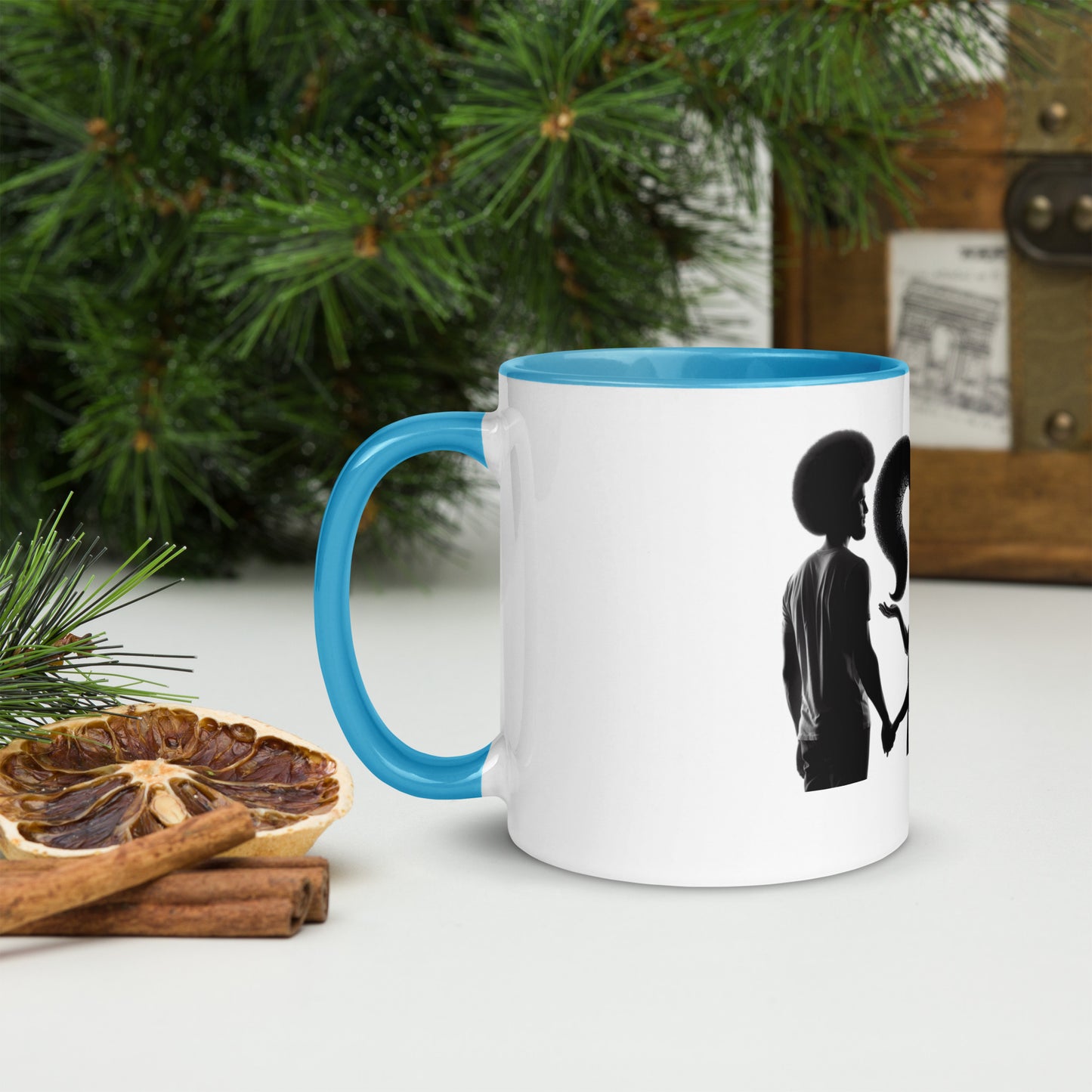 Mug à Intérieur Coloré Bonne Fête Maman