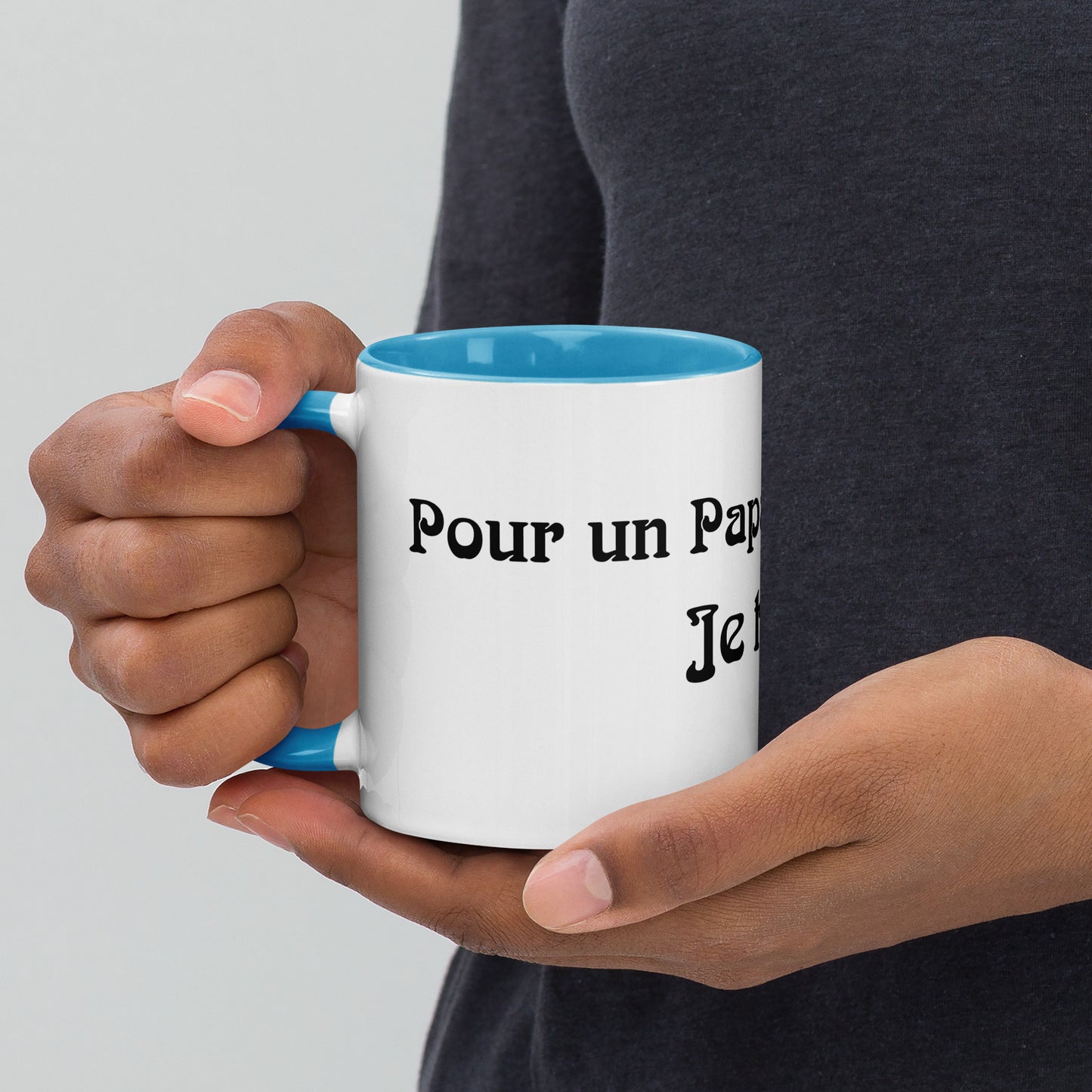 Mug à Intérieur Coloré Bonne fête Papa