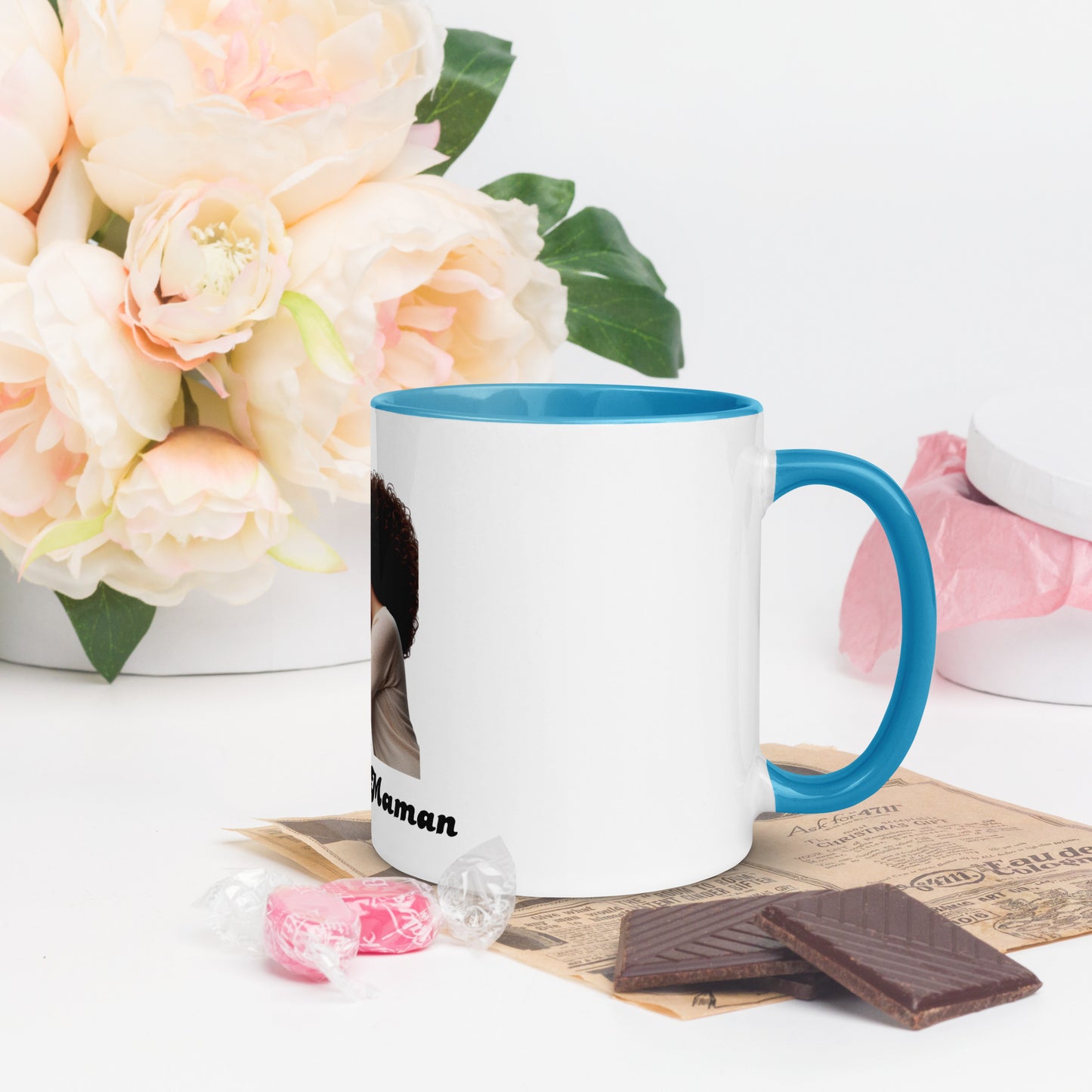 Mug à Intérieur Coloré Bonne Fête Maman