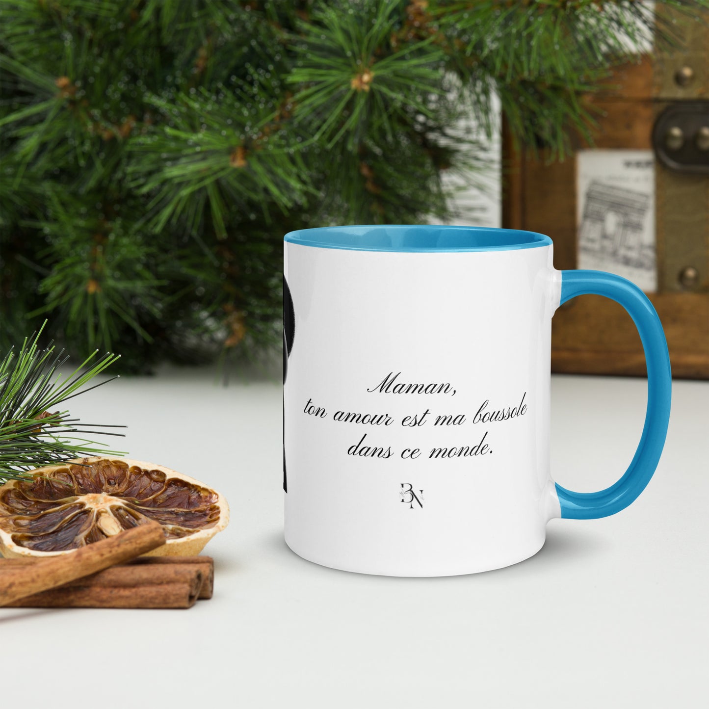 Mug à Intérieur Coloré Bonne Fête Maman