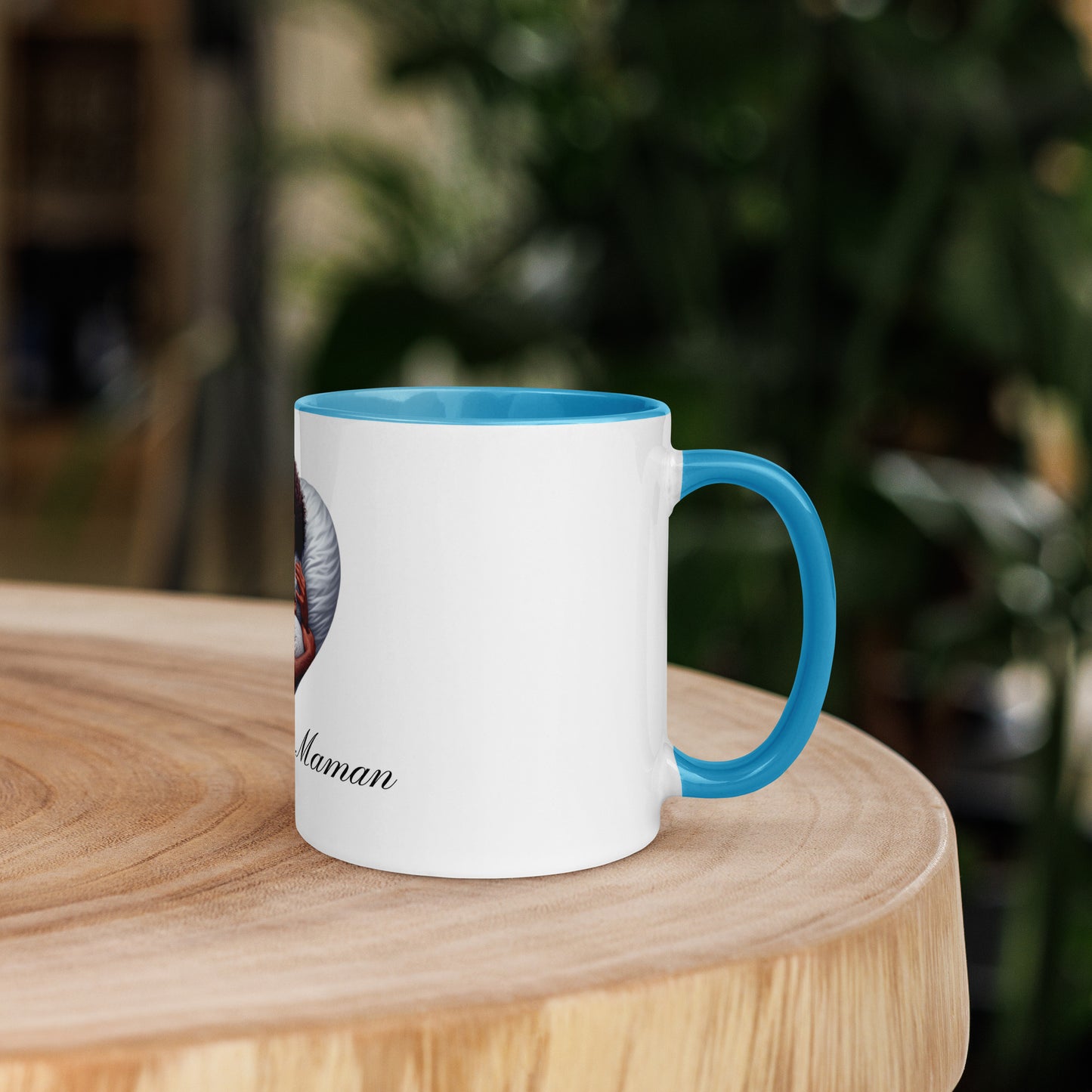Mug à Intérieur Coloré Bonne fête Maman