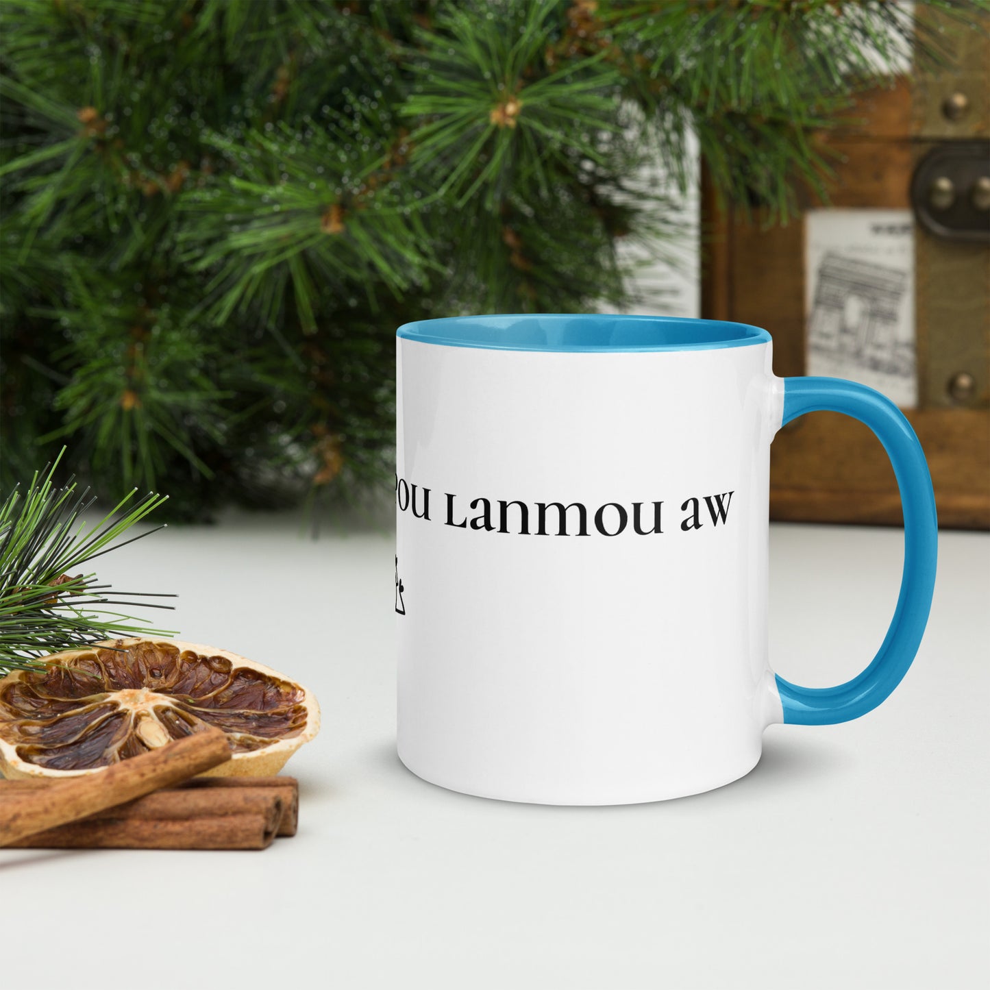 Mug à Intérieur Coloré Bonne fête Papa