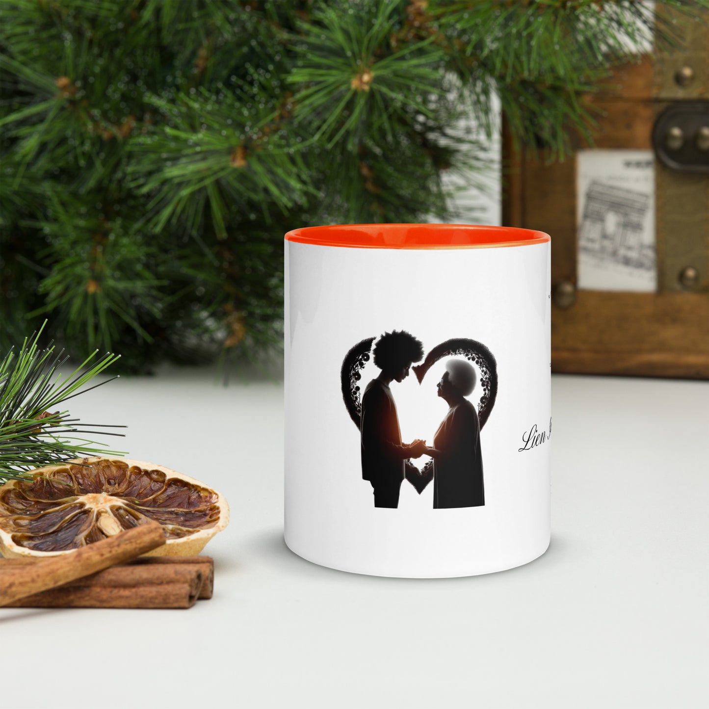 Mug à Intérieur Coloré Bonne fête Maman