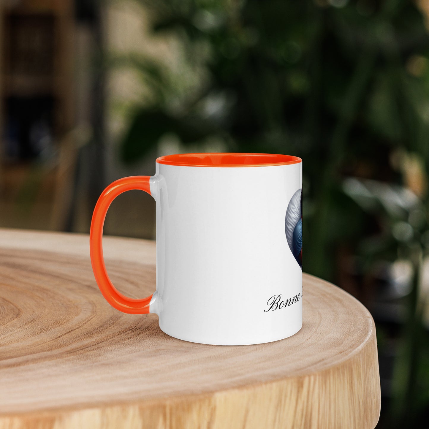 Mug à Intérieur Coloré Bonne fête Maman