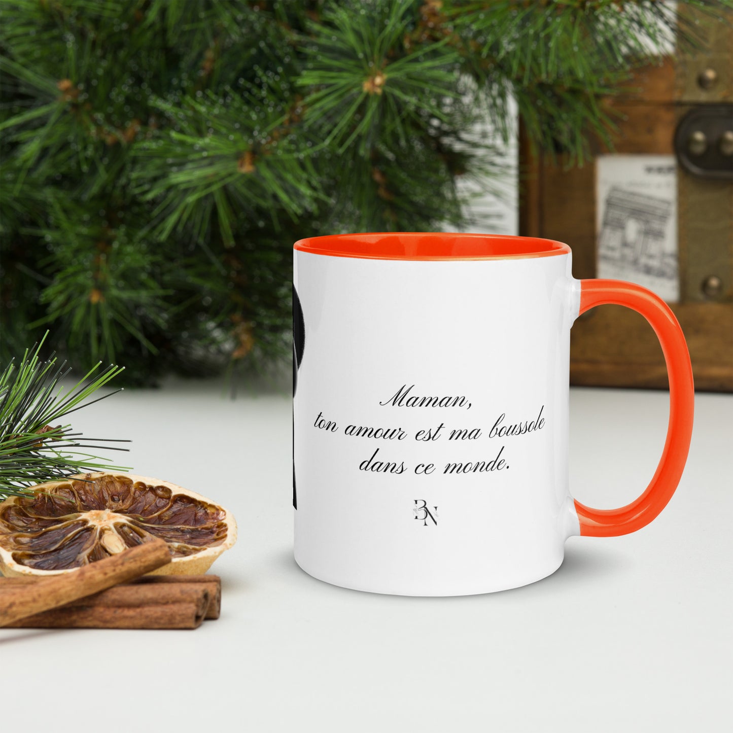 Mug à Intérieur Coloré Bonne Fête Maman