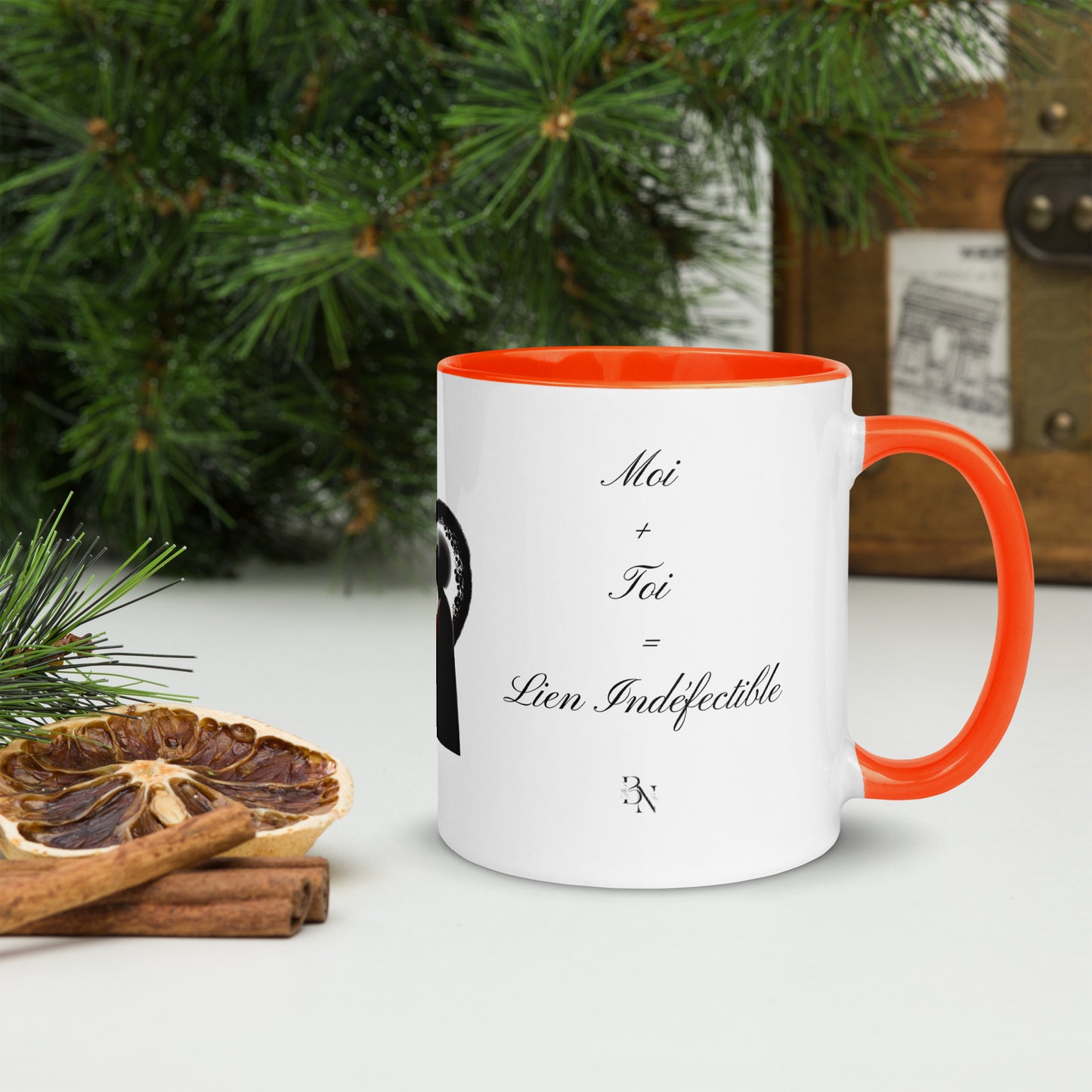 Mug à Intérieur Coloré Bonne fête Maman