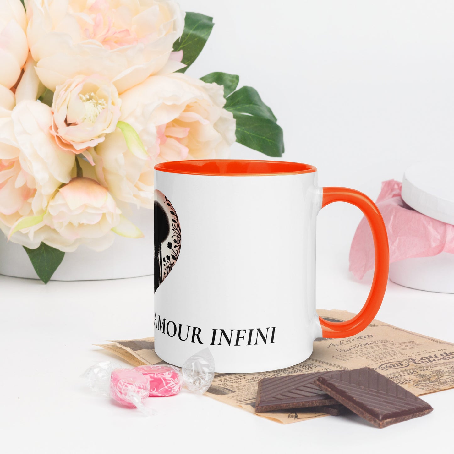 Mug à Intérieur Coloré Bonne fête Maman