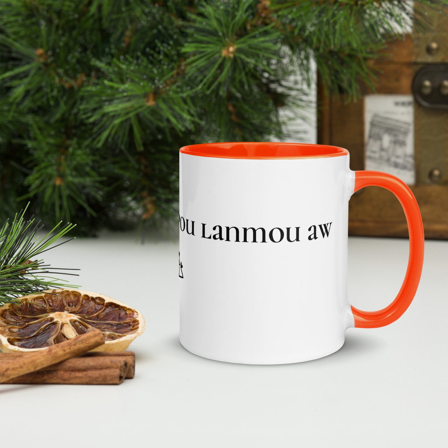 Mug à Intérieur Coloré Bonne fête Papa