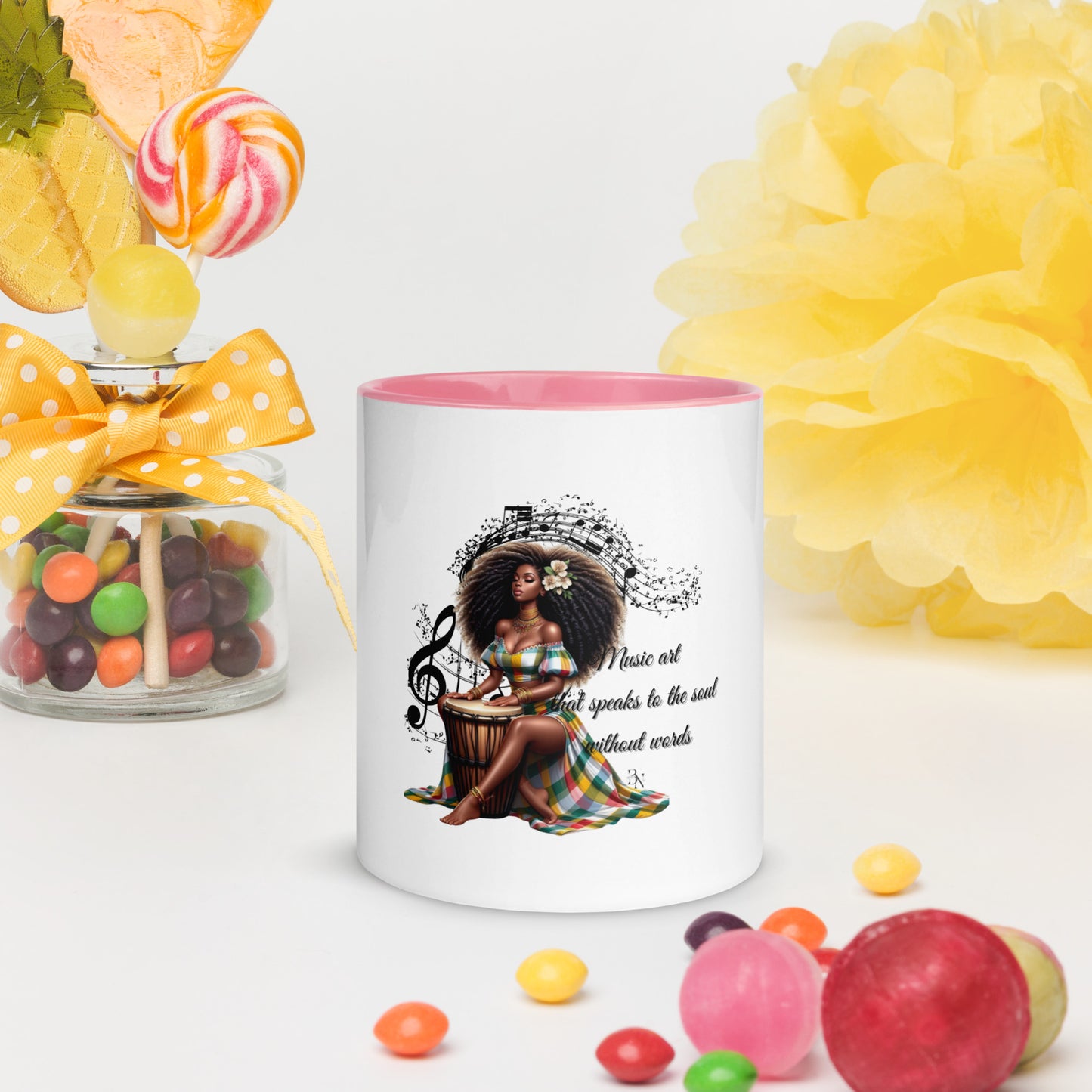 Mug à Intérieur Coloré Blacknifik